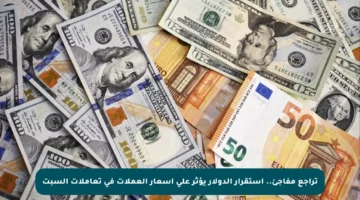 تراجع مفاجئ.. استقرار الدولار يؤثر على أسعار العملات في تعاملات السبت
